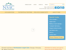 Tablet Screenshot of northwesternmedicalcenter.org